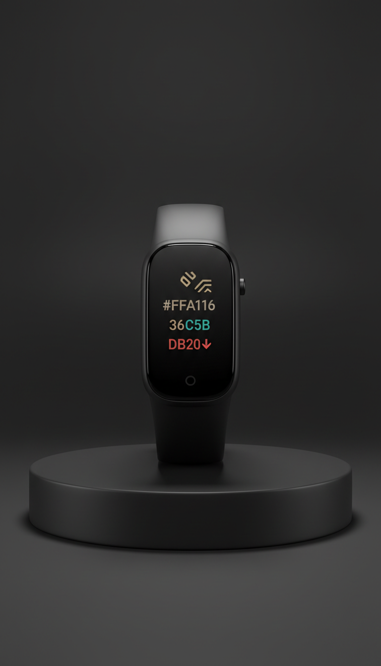 Reloj fitness Midnight Graphite
