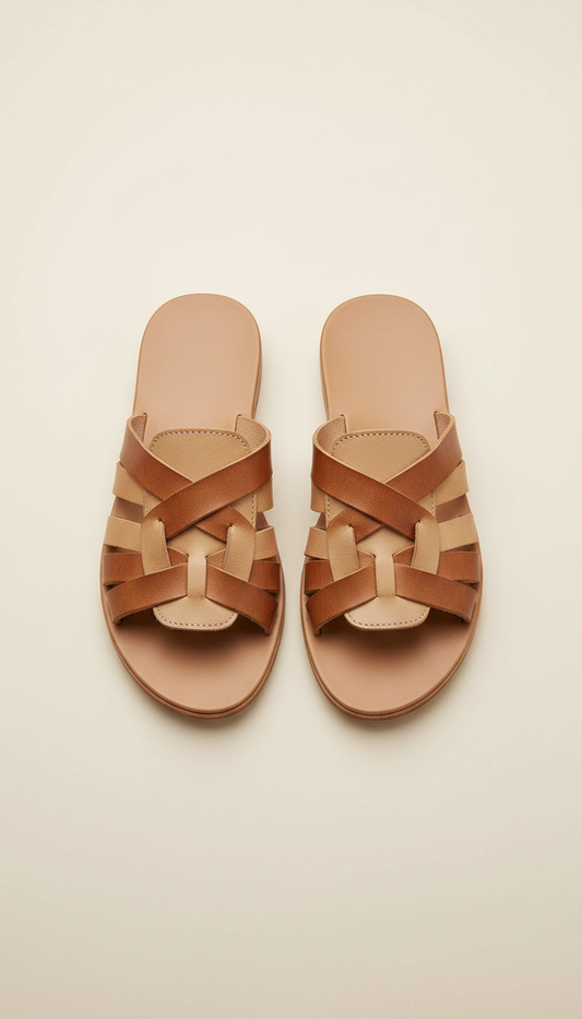 Sandalias artesanales en cuero