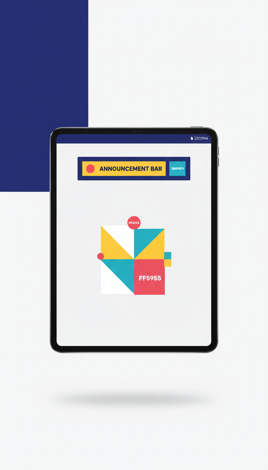 Barra de anuncios adaptable para tablet