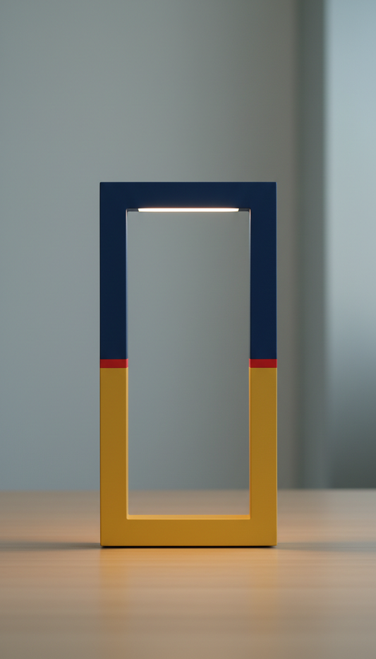 Lámpara de mesa minimalista conectada