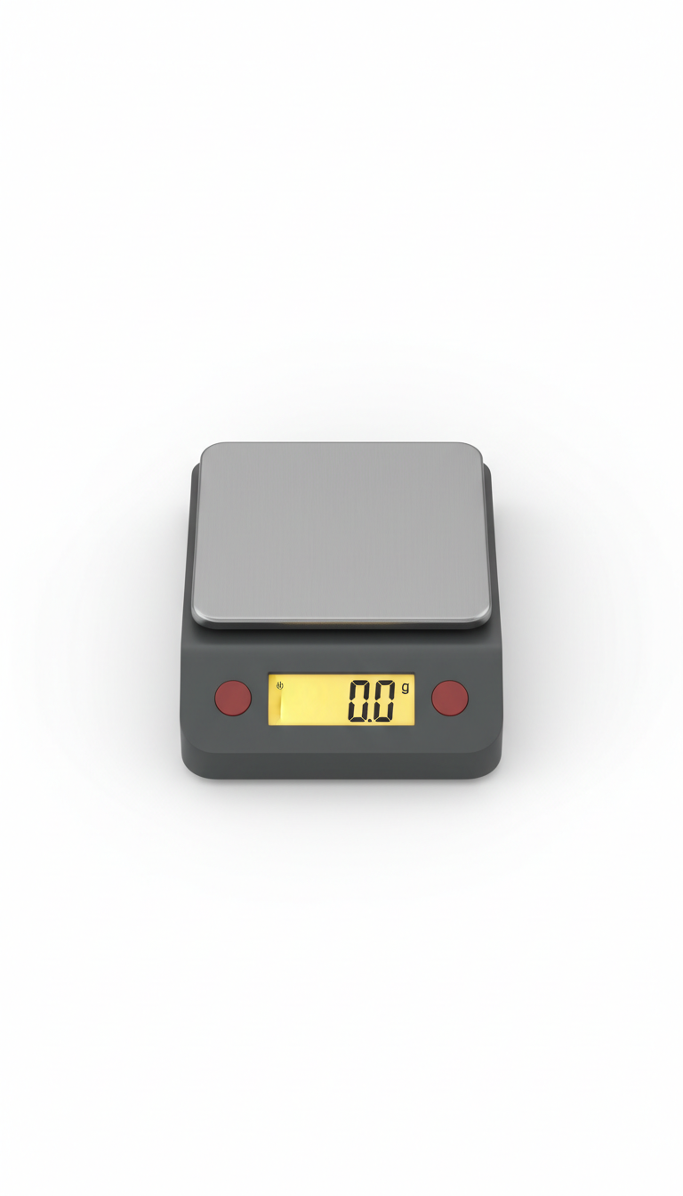 Báscula digital para cocina de vidrio templado