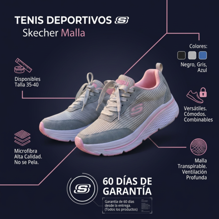 DEPORTIVO SKECHER MALLA