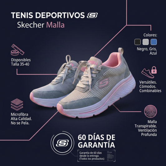 DEPORTIVO SKECHER MALLA